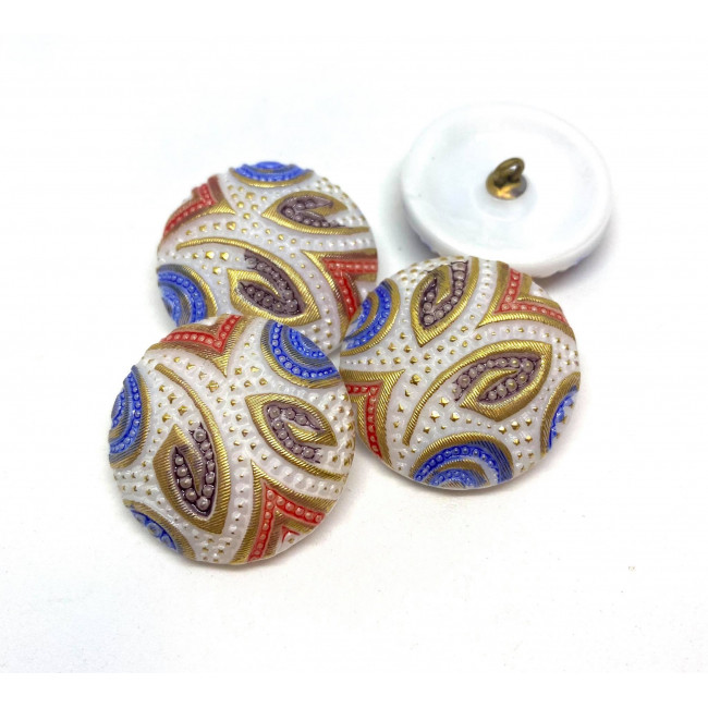 Glass Button Q