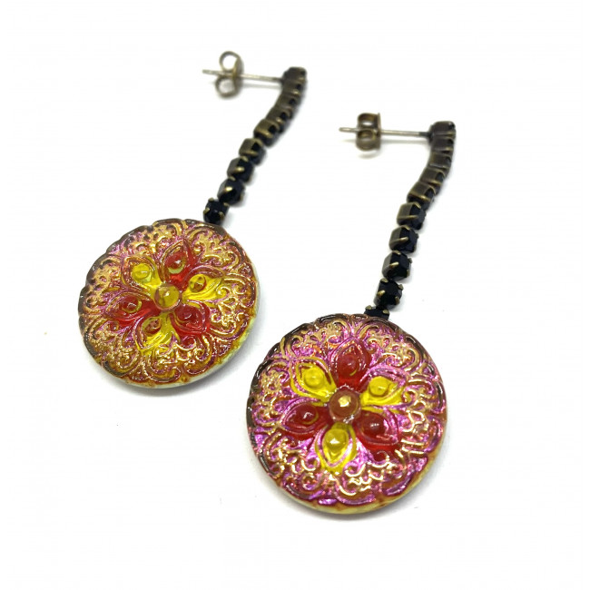 Rose Hip - Earrings with...